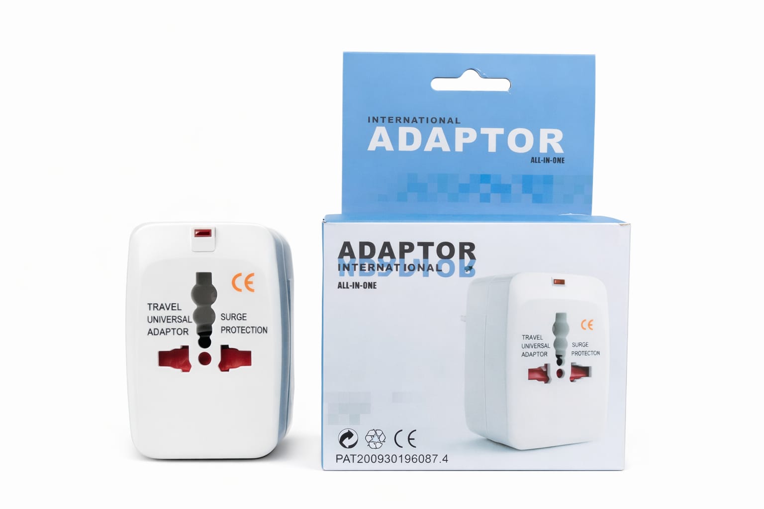 Universal Reiseadapter mit Überspannungsschutz